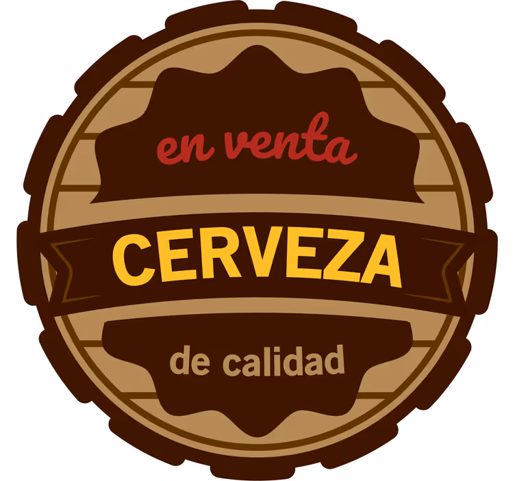 Posavasos cerveza etiqueta de cerveza de calidad - TenVinilo