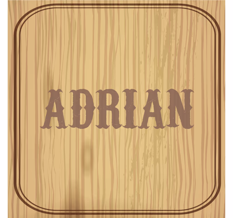 Posavasos personalizable con diseño de madera - TenVinilo