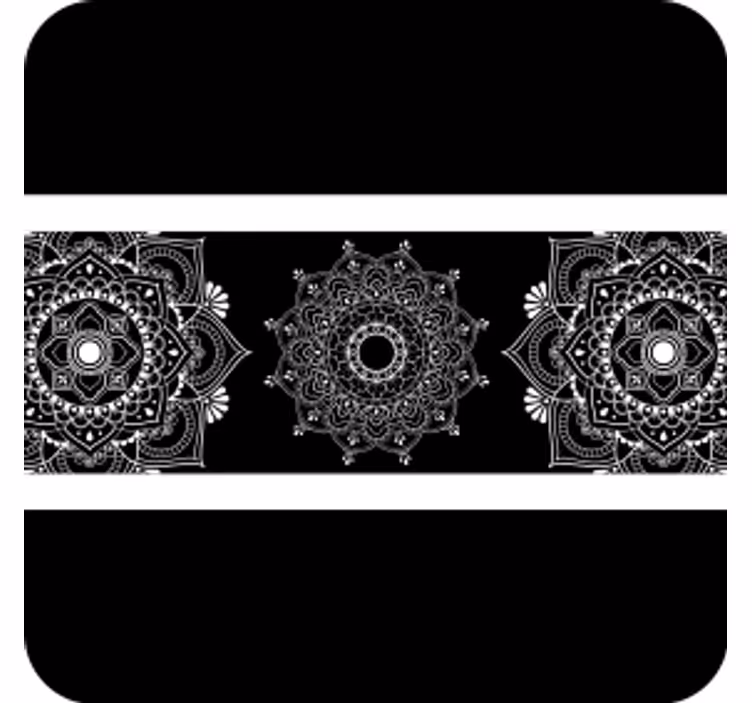 Posavasos motivo de mandala complejo - TenVinilo