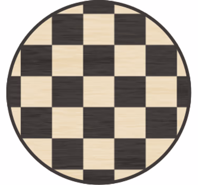 Posavasos textura Madera a cuadros en blanco y negro - TenVinilo