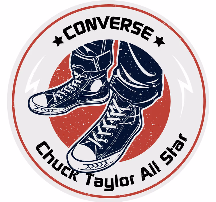 Posavasos vintage Diseño converse - TenVinilo