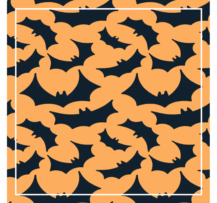 Posavasos halloween motivo de murciélagos - TenVinilo
