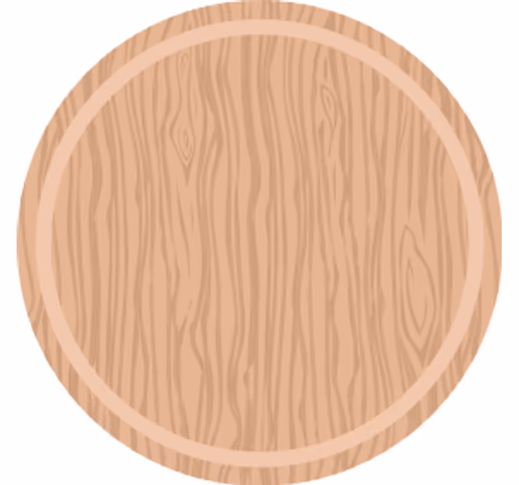 Posavasos superficie de madera - TenVinilo