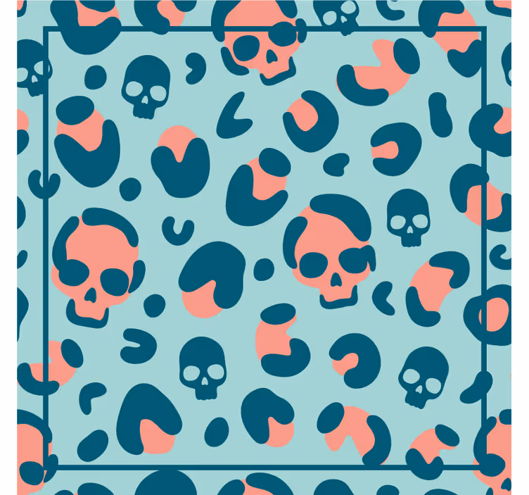 Posavasos frikis geometría de calaveras - TenVinilo