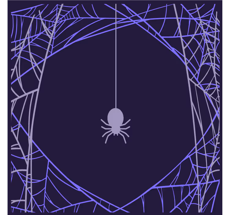 Posavasos halloween motivo de telaraña - TenVinilo