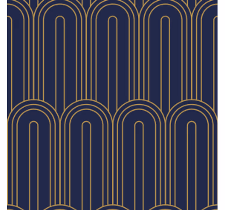 Posavasos vintage Art deco formas púrpuras - TenVinilo