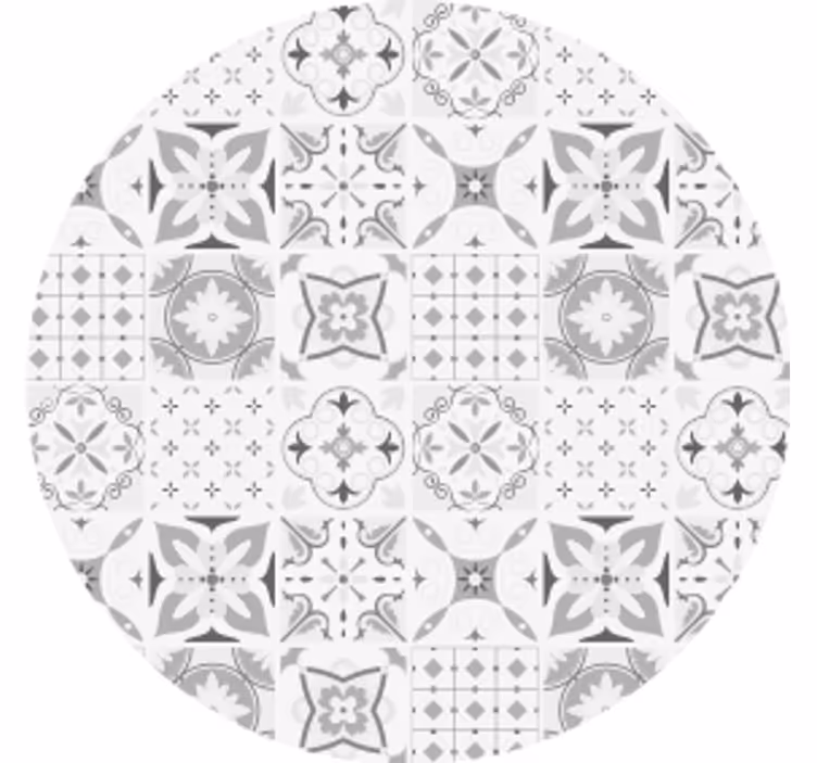 Posavasos arreglo floral geométrico - TenVinilo