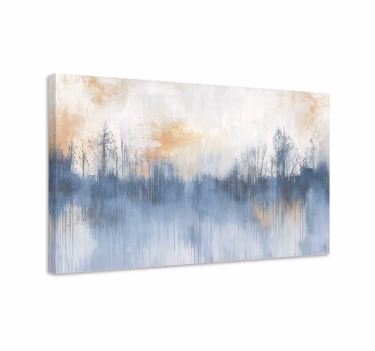 Cuadro paisajes bosque artístico - TenVinilo