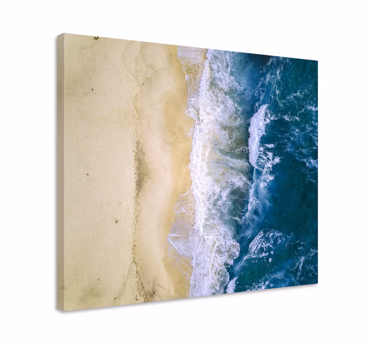 Cuadro paisajes Mar arena azul - TenVinilo