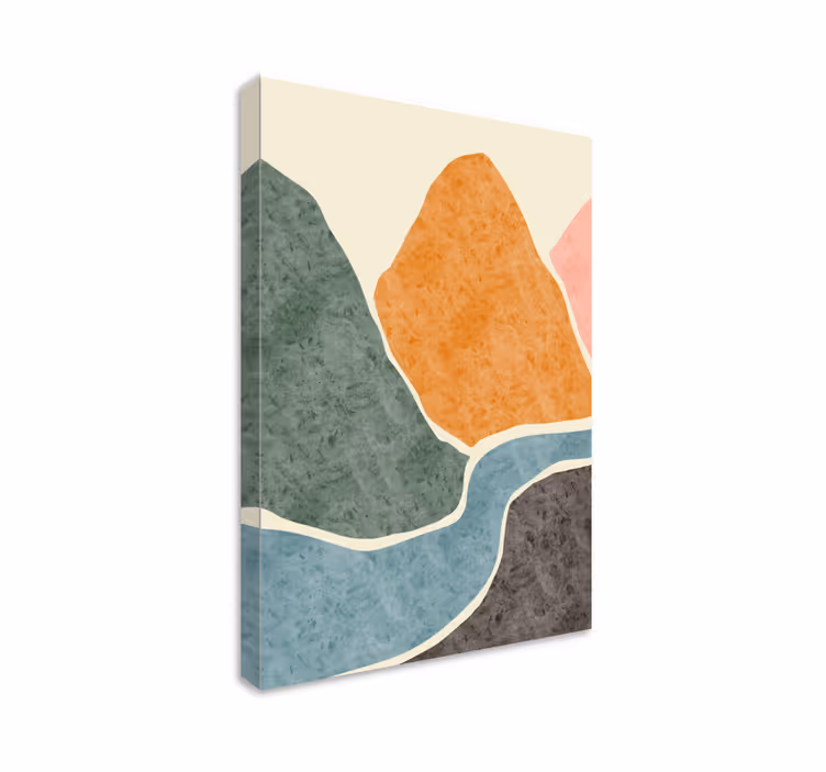 Cuadro para salón paisaje artístico - TenVinilo