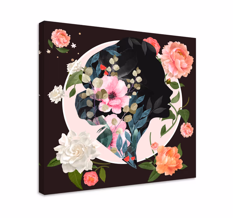 Cuadro en arte Arte de la flor de primavera - TenVinilo
