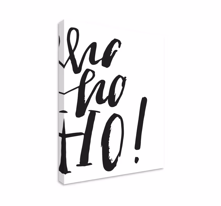 Cuadro de navidad ¡ho ho ho! - TenVinilo