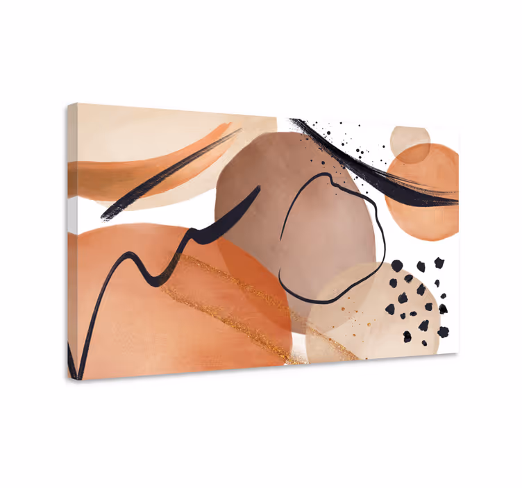 Cuadro en arte Chapoteo - TenVinilo
