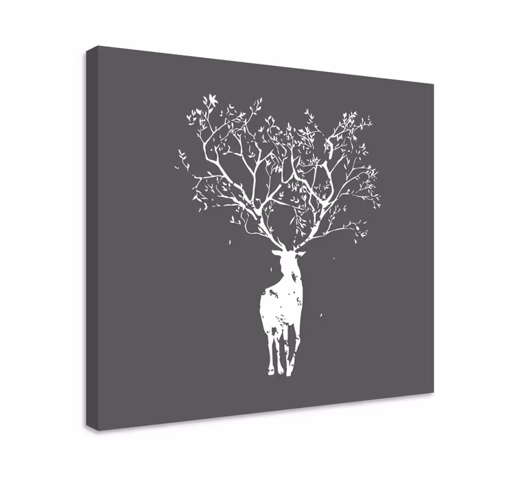 Cuadro ciervos Ciervo de árbol - TenVinilo