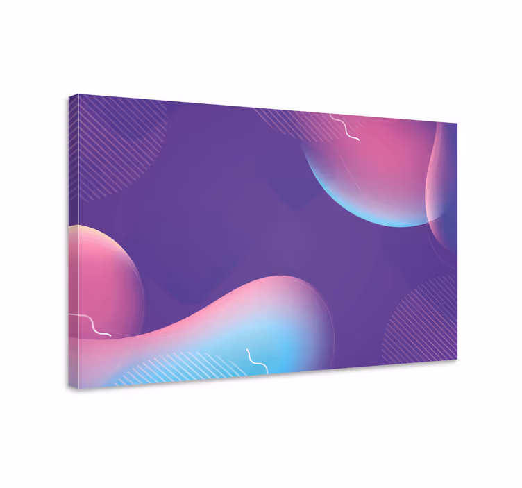 Cuadro en arte Gradientes fluidos de arte moderno - TenVinilo