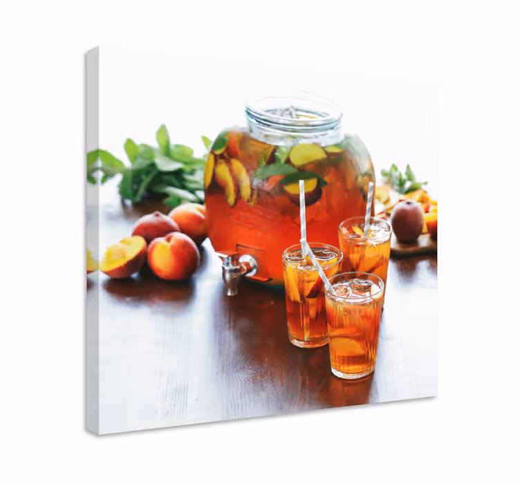 Cuadro bodegones bebida nectar refrescante - TenVinilo