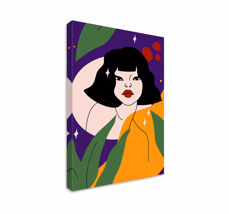 Cuadro de personas arte de retratos contemporáneos - TenVinilo