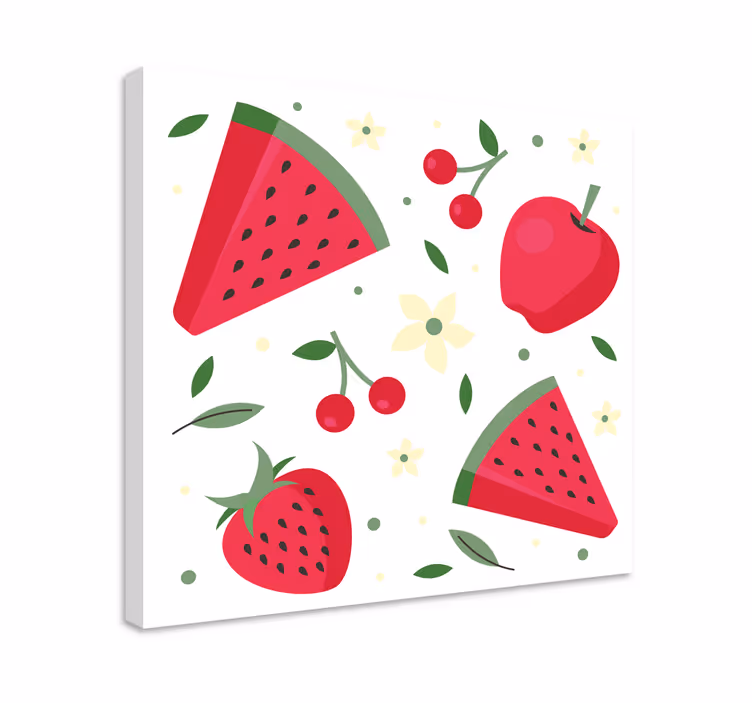 Cuadro bodegones delicia refrescante de frutas - TenVinilo