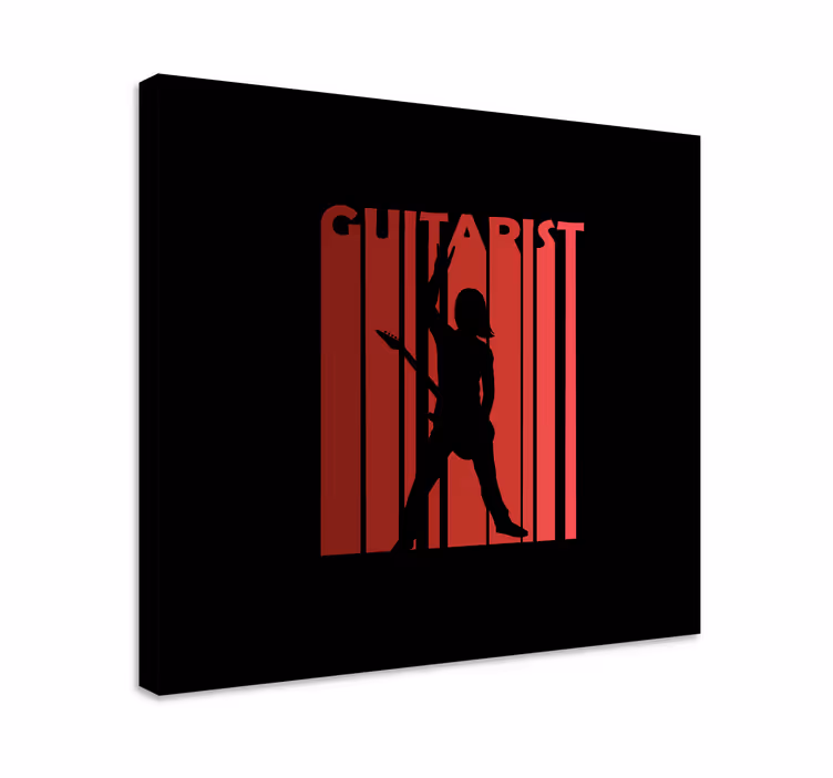 Cuadro musical intérprete en silueta - TenVinilo