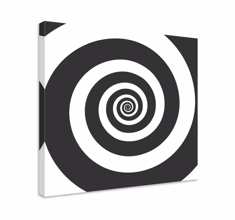 Cuadro figuras geométricas patrón espiral - TenVinilo