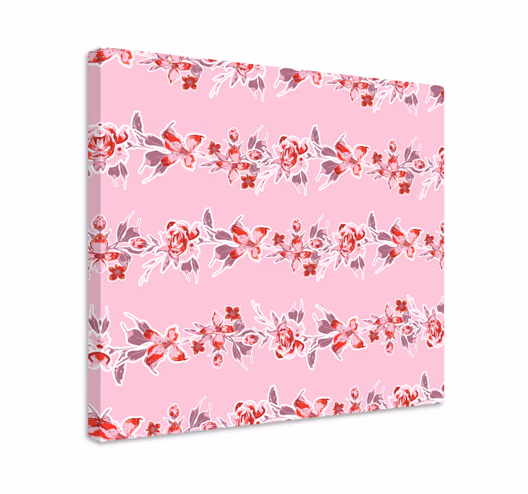 Cuadro de flores creación de motivo botánico - TenVinilo