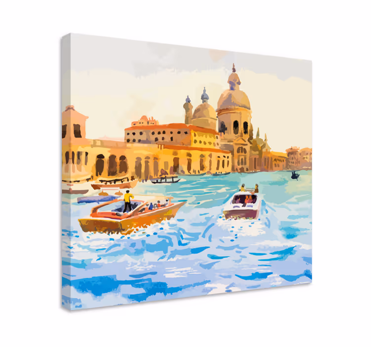 Cuadro paisajes Gran canal venecia - TenVinilo
