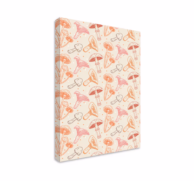 Cuadro de flores motivos de setas - TenVinilo