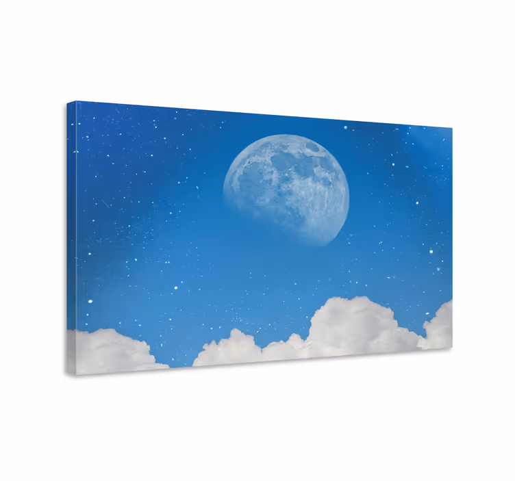 Cuadro moderno Pequeña vista de la luna - TenVinilo