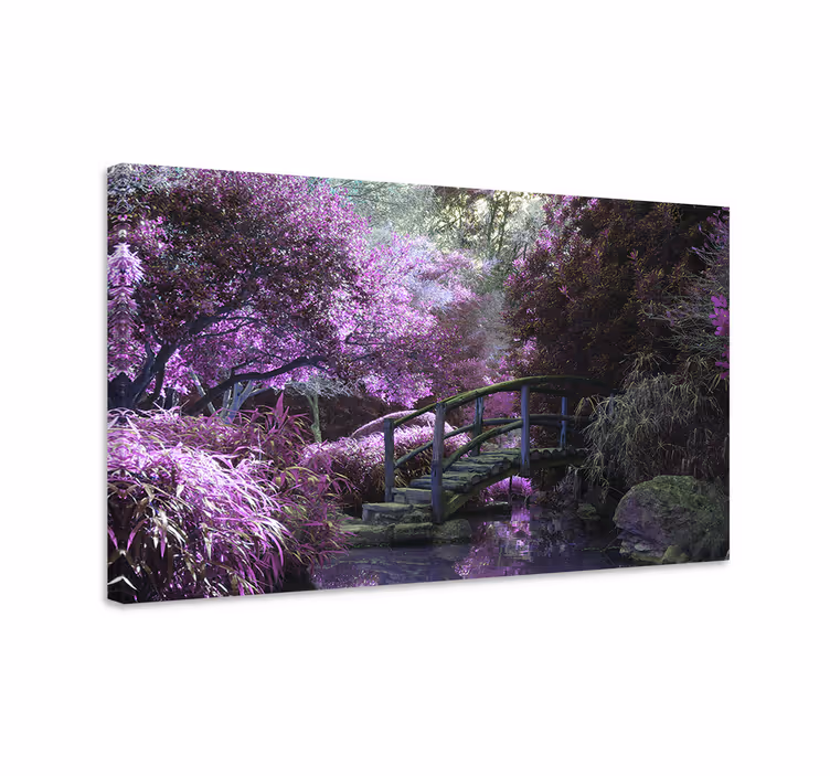 Cuadro paisajes Vistas pacíficas y mágicas de cottagecore - TenVinilo