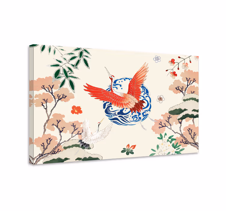 Cuadro vintage Chinoiserie - TenVinilo