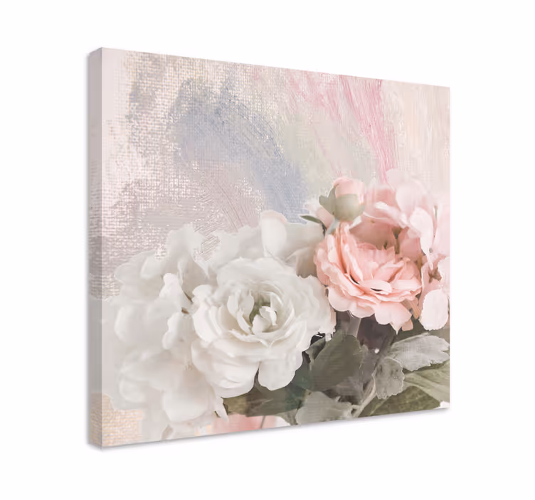 Cuadro de flores arreglo floral en floración - TenVinilo