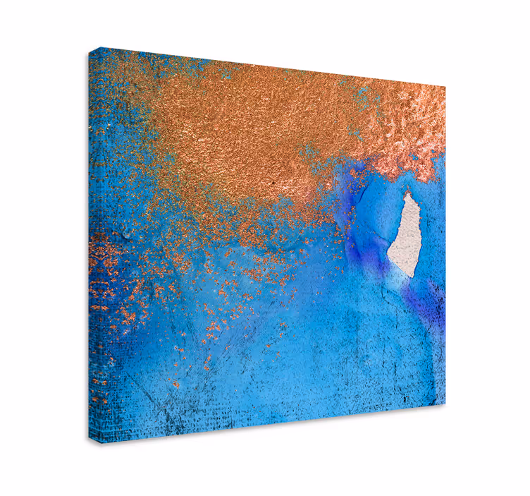 Cuadro en arte Efecto ombre texturizado con oro - TenVinilo