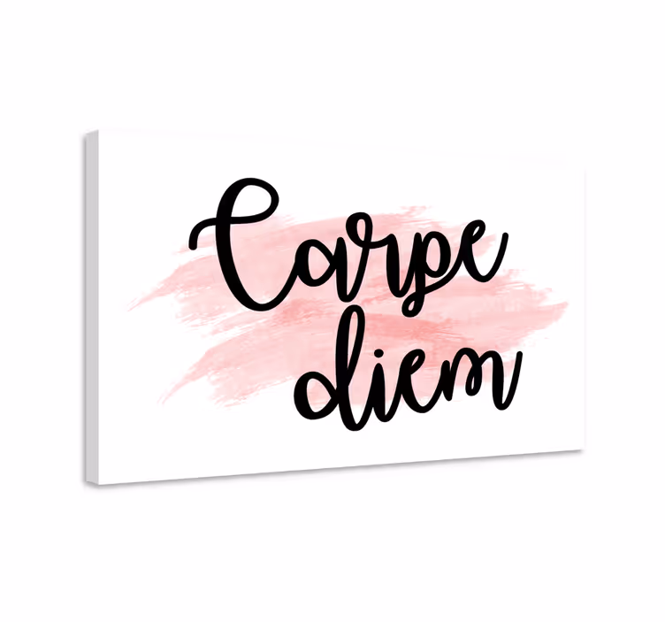 Cuadro frase aprovecha el día - TenVinilo