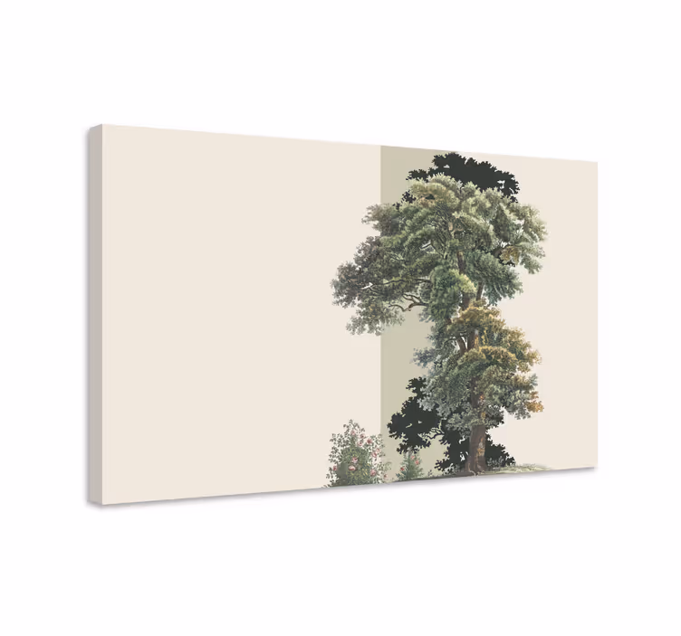 Cuadro en arte Diseño de árbol estético - TenVinilo