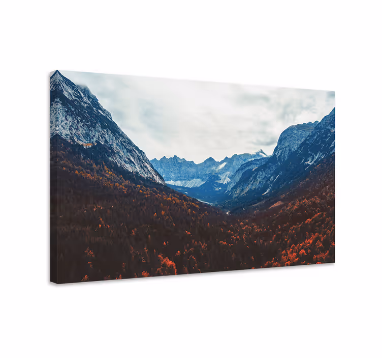 Cuadro paisajes Montaña y cielo nublado - TenVinilo