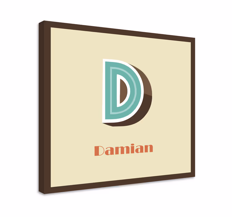 Cuadro personalizable Carta 3d - TenVinilo