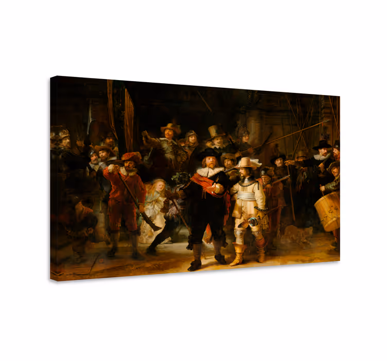 Cuadro artístico la Noche de Rembrandt - TenVinilo