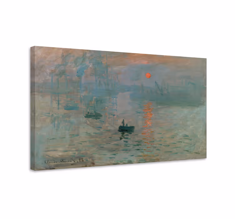 Cuadro artístico impresión de amanecer de MonetImpresión de amane - TenVinilo