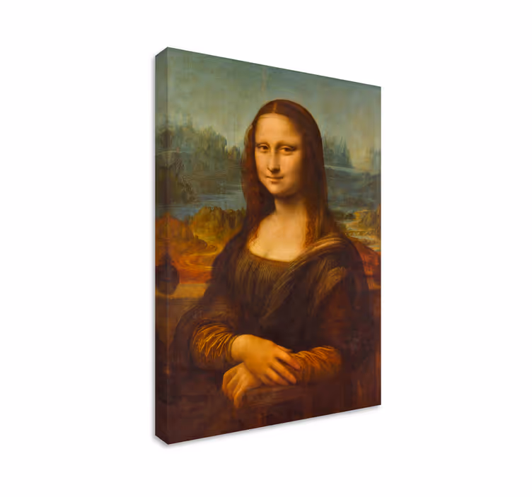 Cuadro artístico la Mona Lisa de Da Vinci - TenVinilo