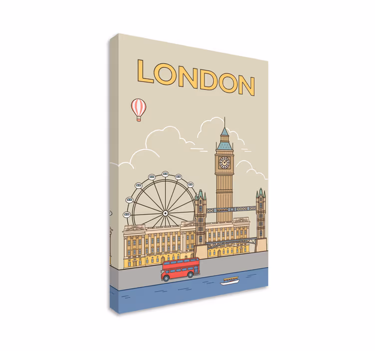 Cuadro ciudades (Londres) - TenVinilo