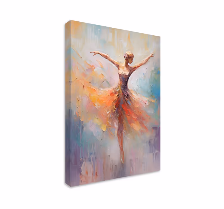 Cuadro artístico bailarina de ballet - TenVinilo