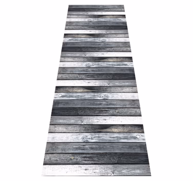 Alfombra vinílica cocina textura de madera - TenVinilo