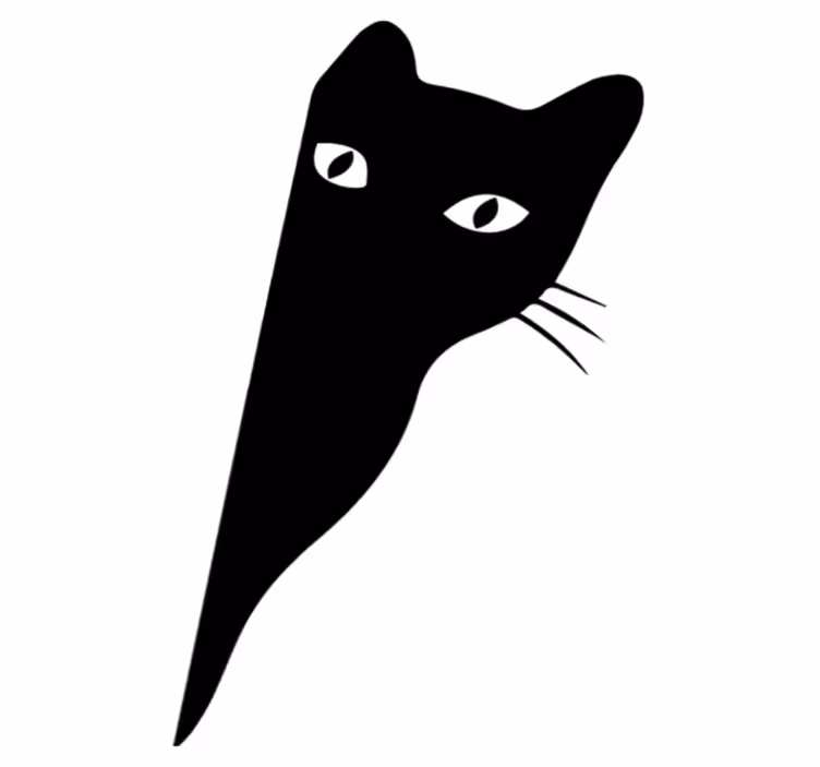 Alfombra vinílica animales gato llorón - TenVinilo