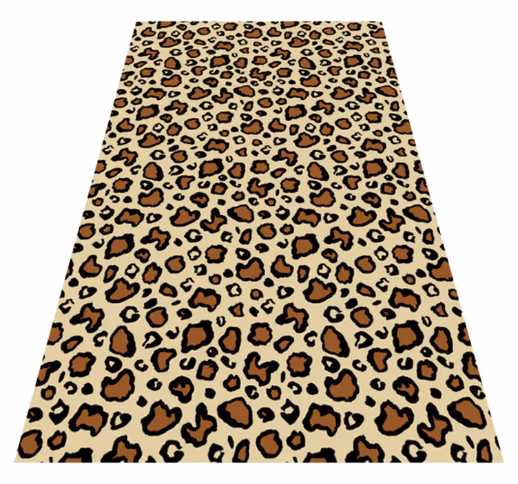 Alfombra vinílica animales estampado leopardo clásico - TenVinilo