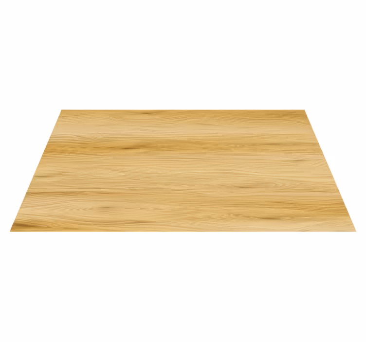 Alfombra vinílica flores fondo de madera realista - TenVinilo