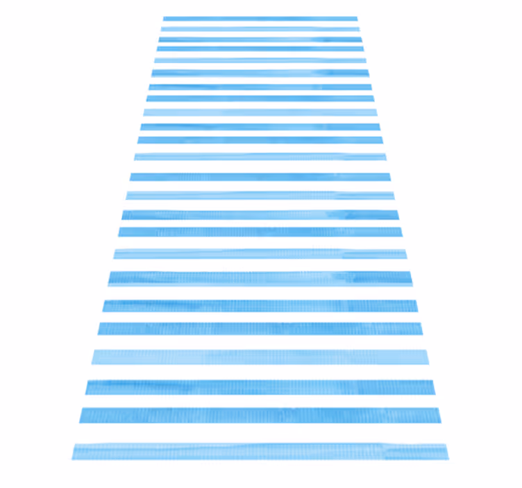 Alfombra vinílica cocina cuadros texturizados en azul - TenVinilo