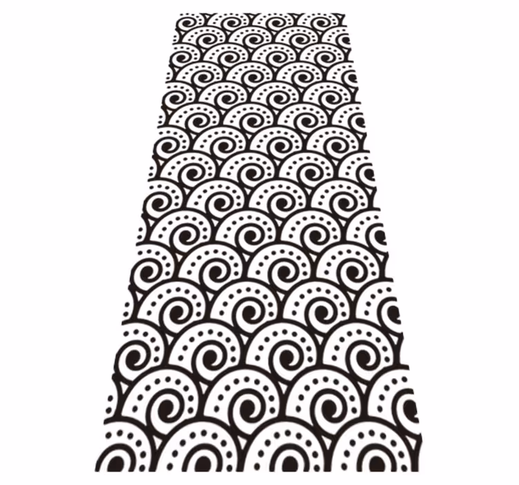 Alfombra vinílica baño efecto tsunami - TenVinilo