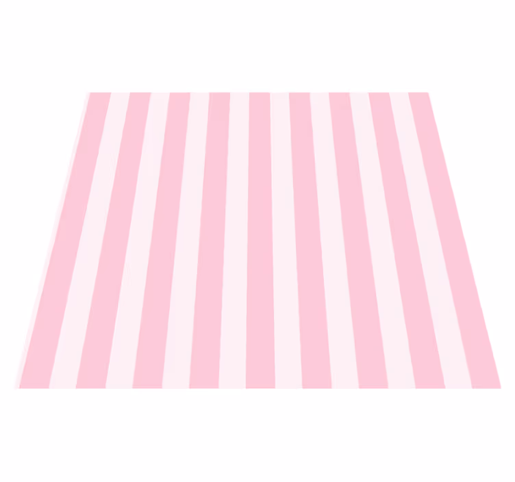 Alfombra vinílica dormitorio rayas rosadas interior - TenVinilo