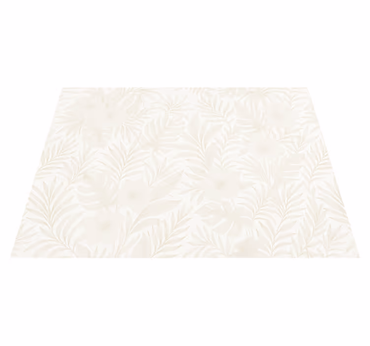 Alfombra vinílica dormitorio tropical neutral - TenVinilo