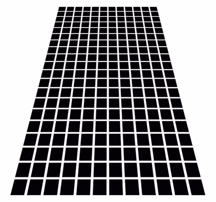 Alfombra vinílica geométrica escala de cuadrados grises - TenVinilo